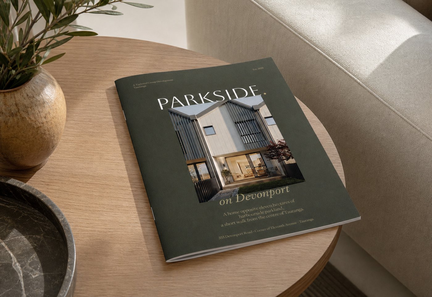 PARKSIDE on Devonport marketing collateral for Taylored Group